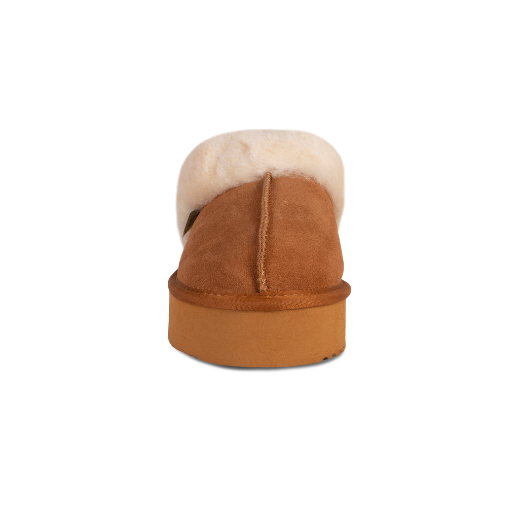 Women's Platform Scuff - Chestnut
