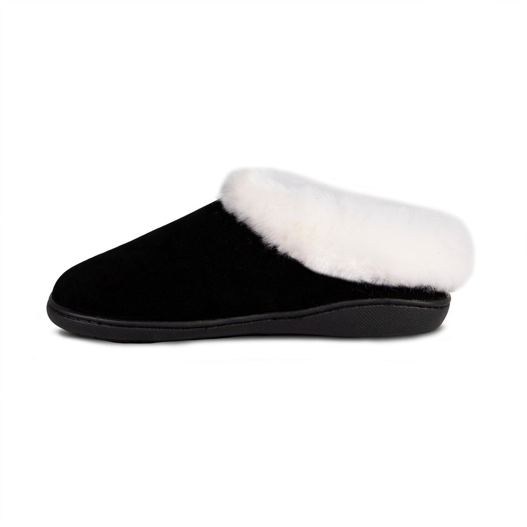 Women's Sunrise Sheepskin Scuff - Black