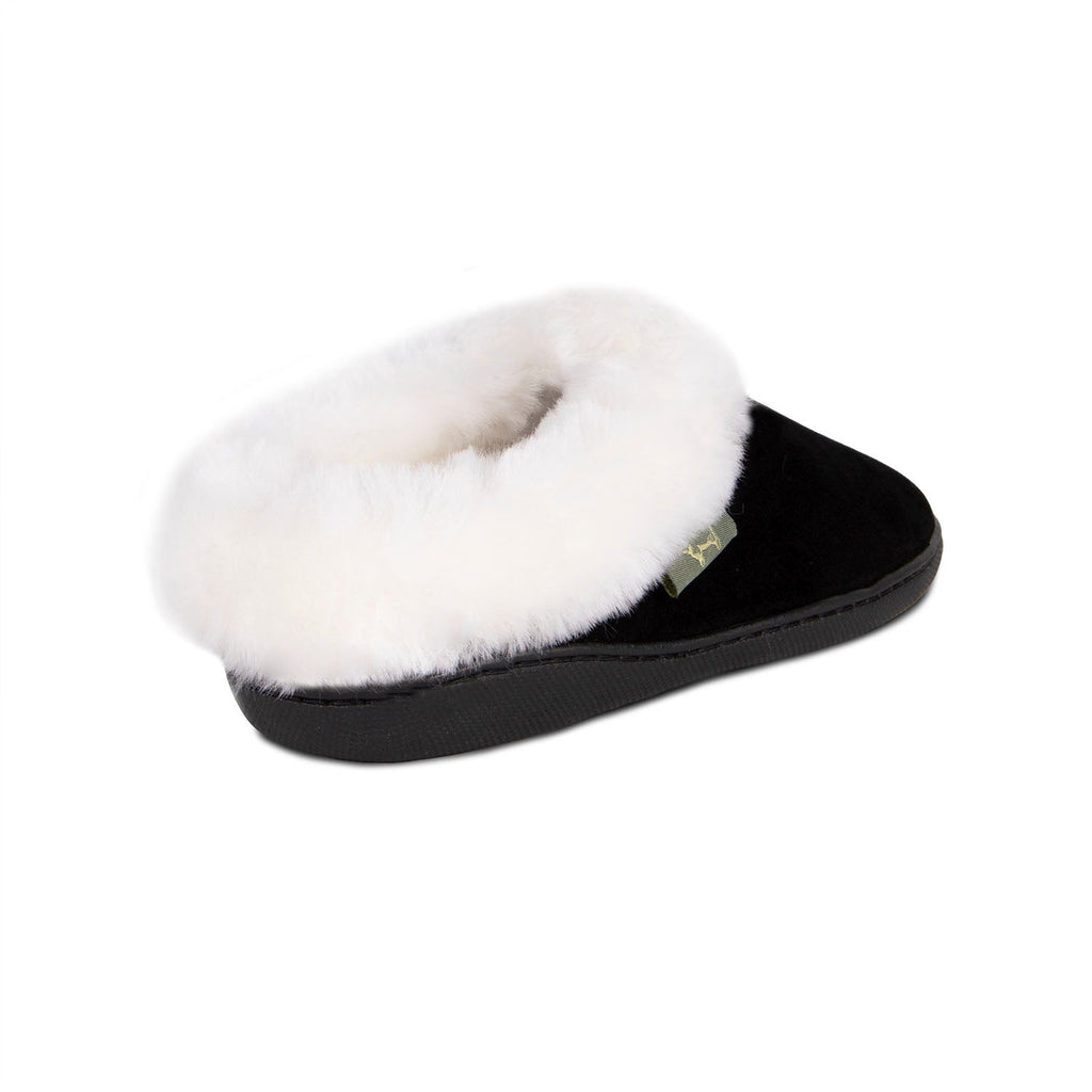 Women's Sunrise Sheepskin Scuff - Black