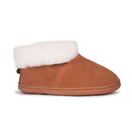 Kids' Sheepskin Bootie - Chestnut