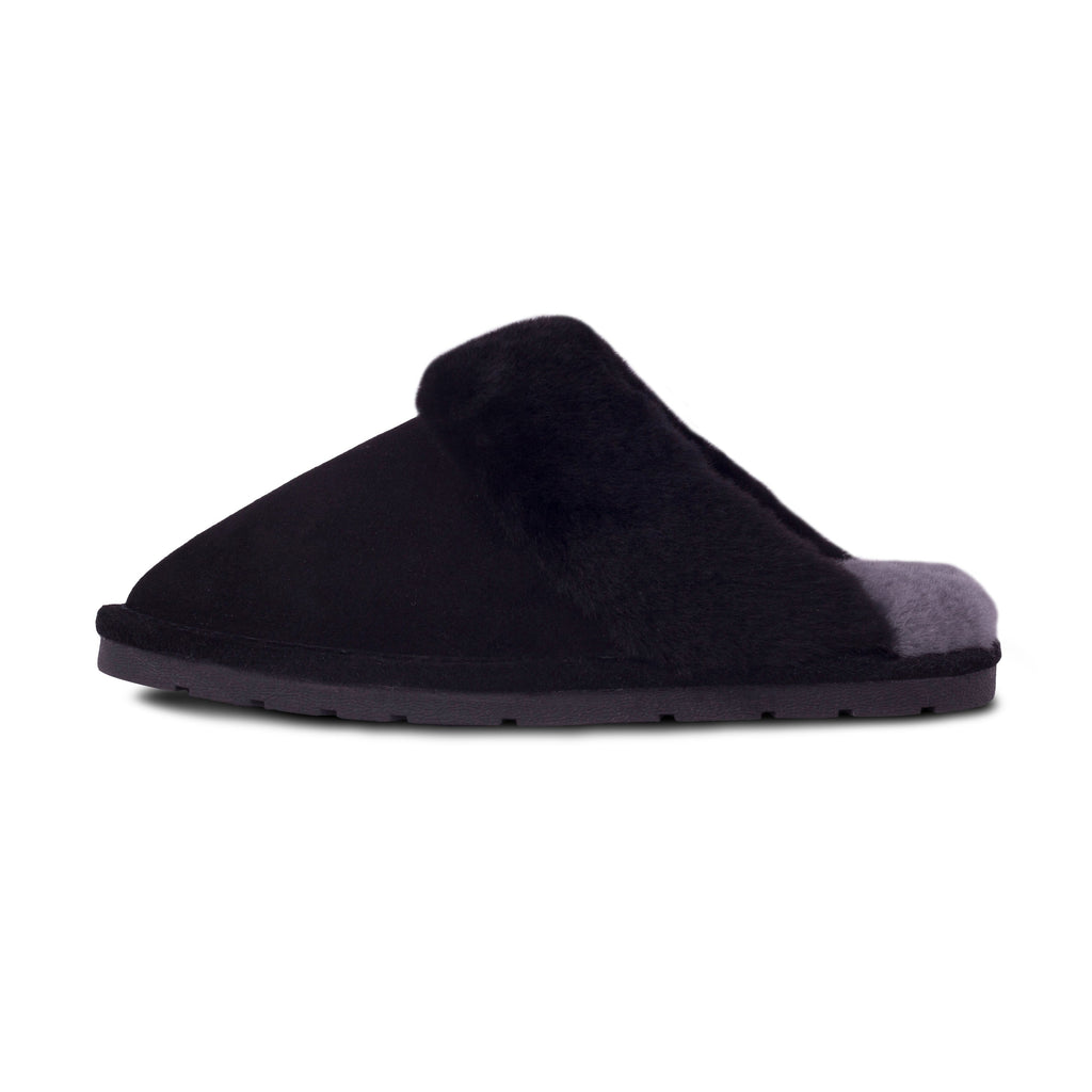 Women's Sheepskin Scuff - Black