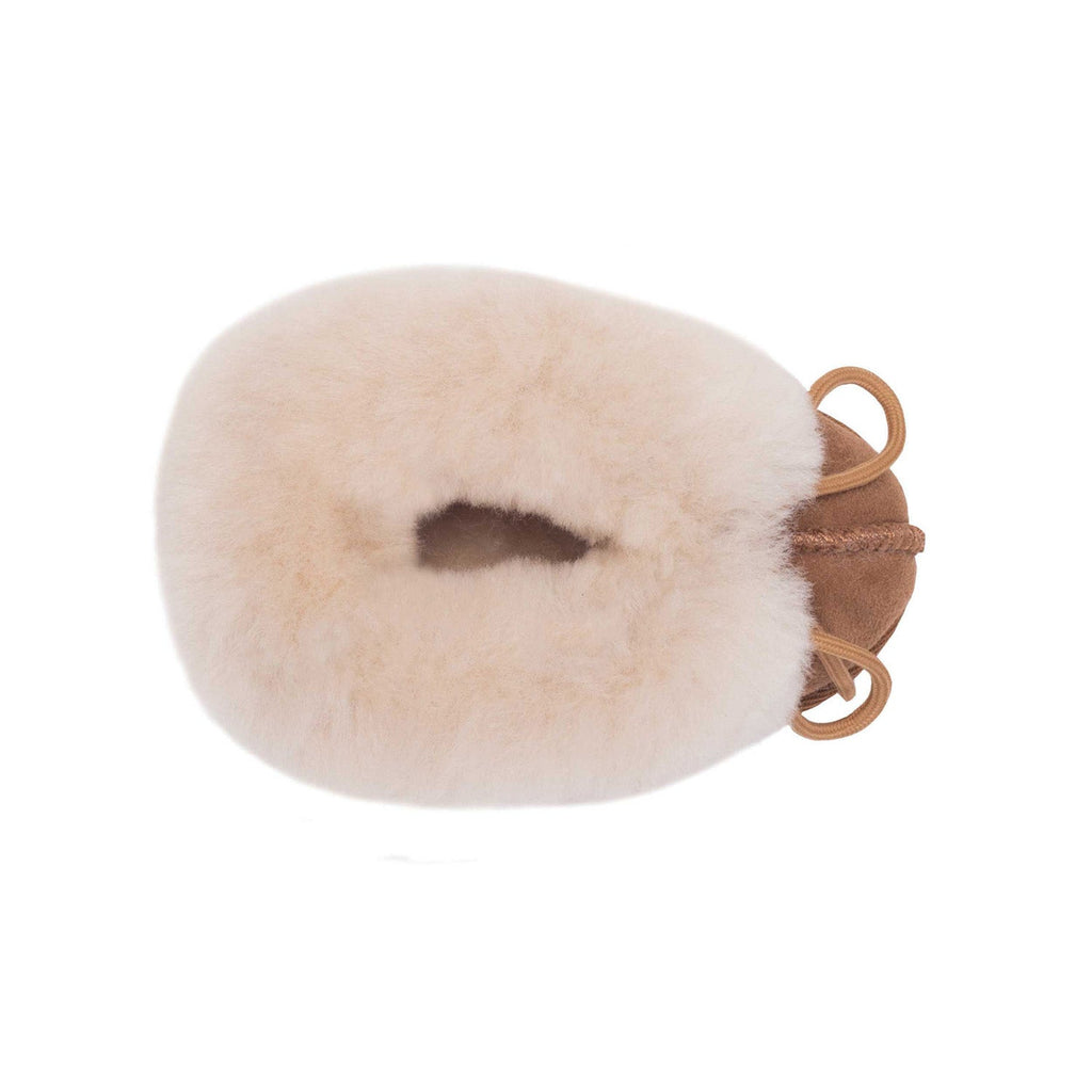 Baby Sheepskin Bootie - Chestnut