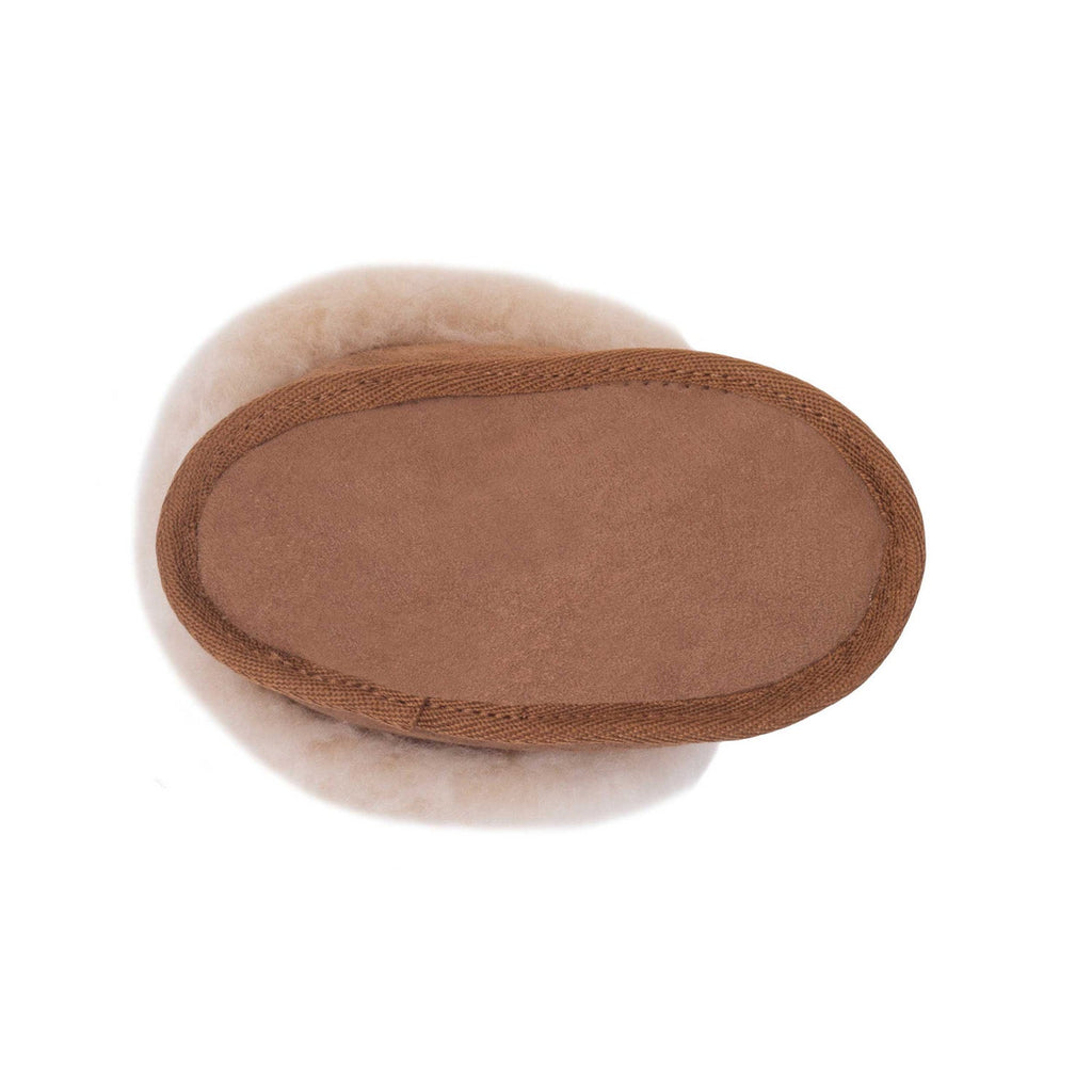 Baby Sheepskin Bootie - Chestnut