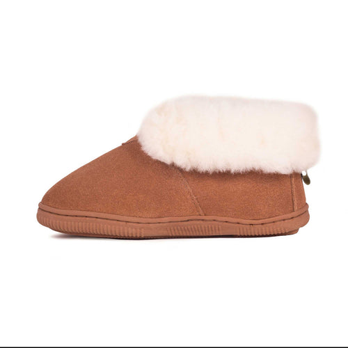Kids' Sheepskin Bootie - Chestnut