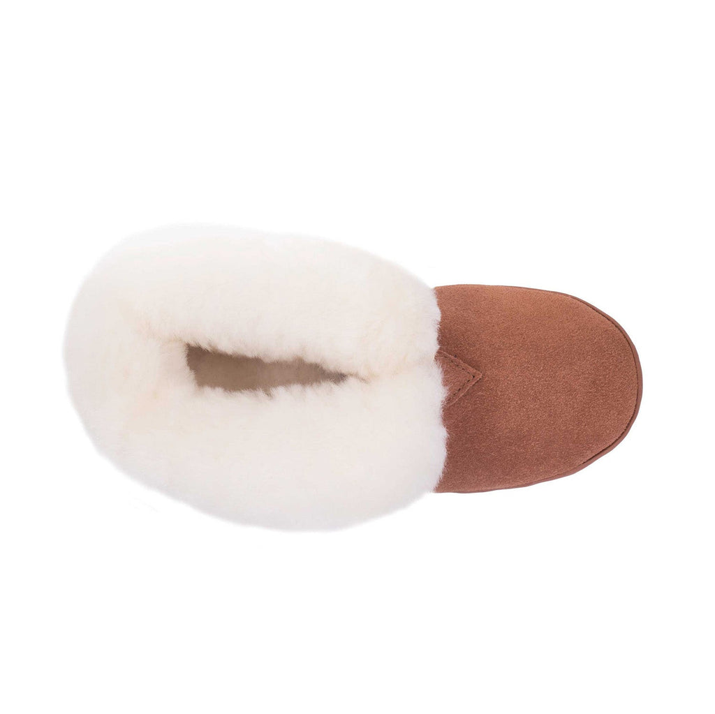 Kids' Sheepskin Bootie - Chestnut