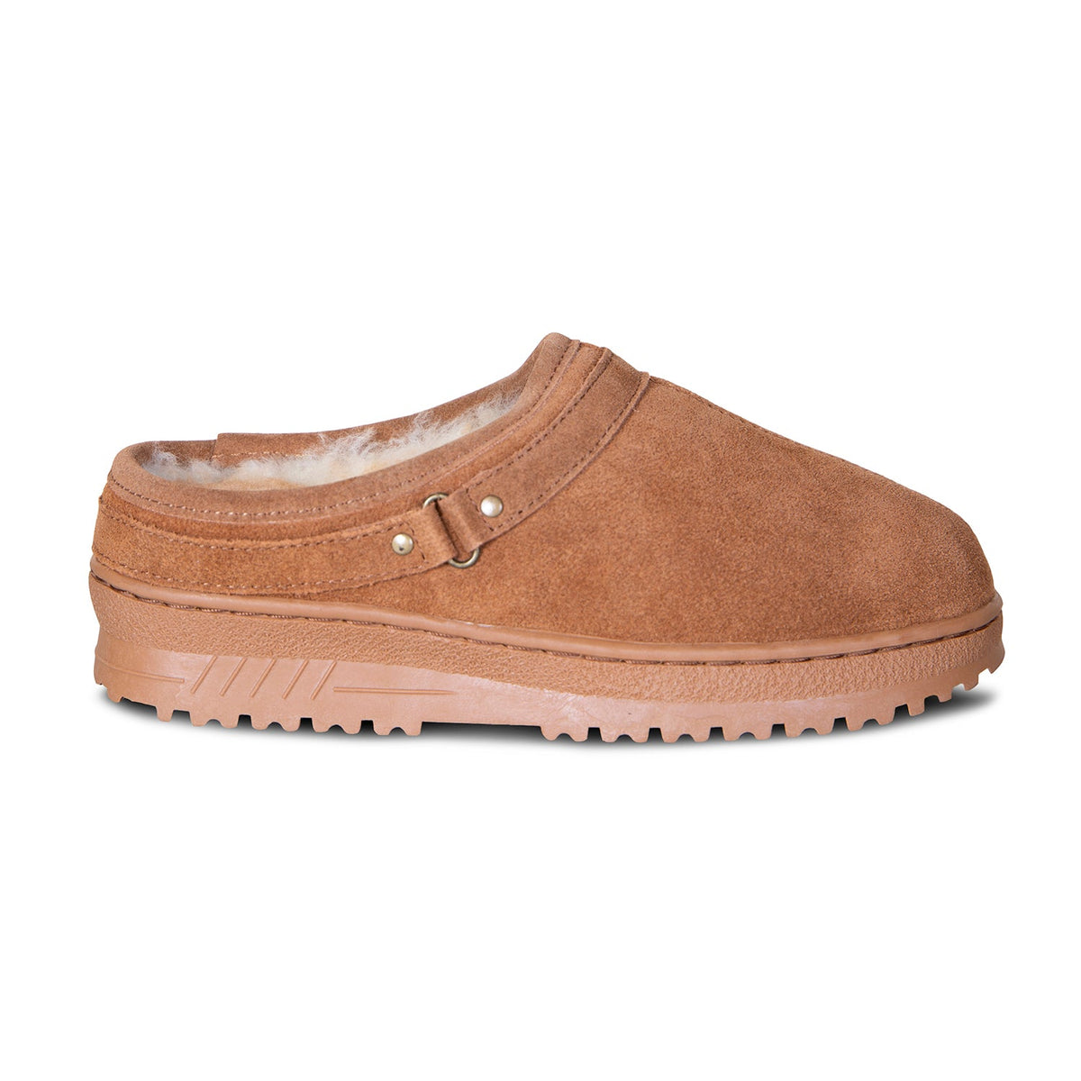Unisex Sheepskin Clog - Chestnut