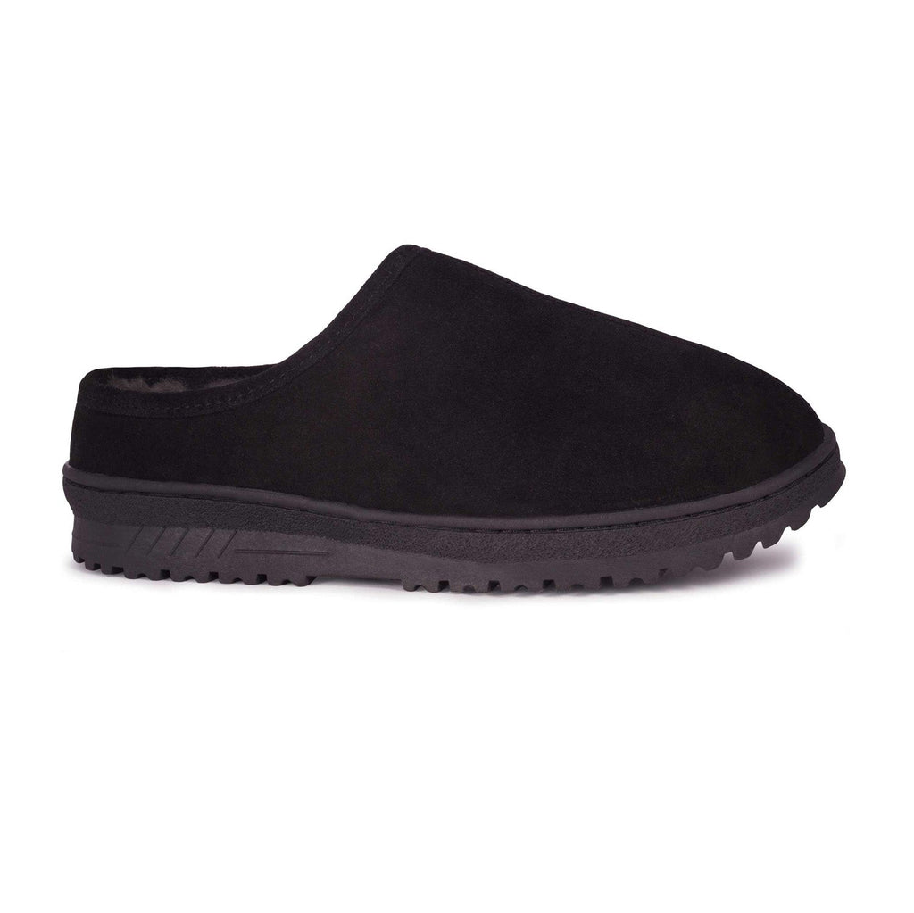 Men's Sheepskin Clog - Black