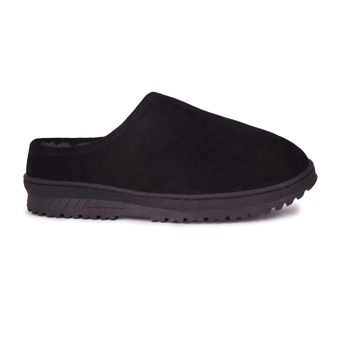 Men's Sheepskin Clog - Black